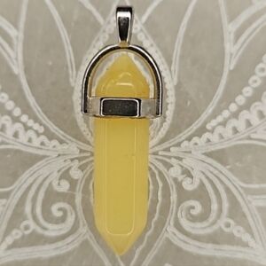 Yellow Calcite Pendant